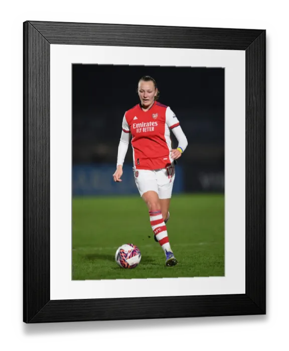 Framed Print : Arsenal Women vs Reading Women: Frida Maanum in Action during the 2021-22 Barclays FA Womens Super League Match