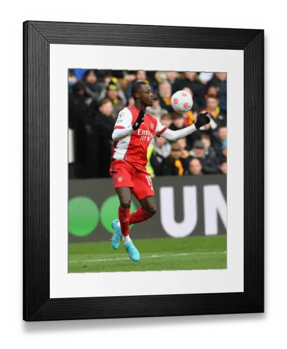 Framed Print : Pepe in Action: Arsenal vs. Watford, Premier League 2021-22 Framed Print : Pepe in Action: Arsenal vs. Watford, Premier League 2021-22