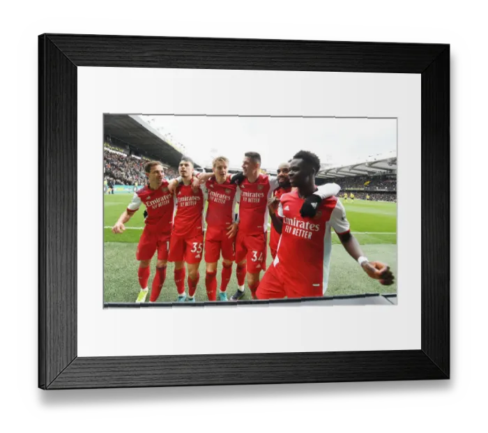 Framed Print : Martinelli's Hat-Trick: Arsenal's Victory Over Watford in the Premier League (2021-22) Framed Print : Martinelli's Hat-Trick: Arsenal's Victory Over Watford in the Premier League (2021-22)