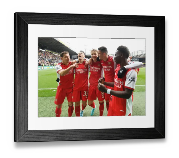 Framed Print : Martinelli Hat-Trick: Arsenal's Triumph over Watford (2021-22) Framed Print : Martinelli Hat-Trick: Arsenal's Triumph over Watford (2021-22)