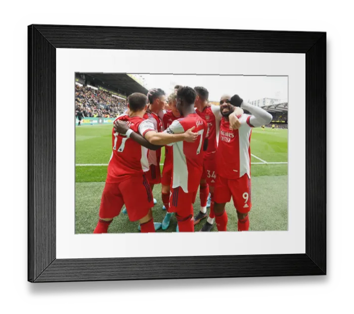 Framed Print : Martinelli's Hat-Trick: Arsenal's Triumph over Watford in Premier League 2021-22 Framed Print : Martinelli's Hat-Trick: Arsenal's Triumph over Watford in Premier League 2021-22