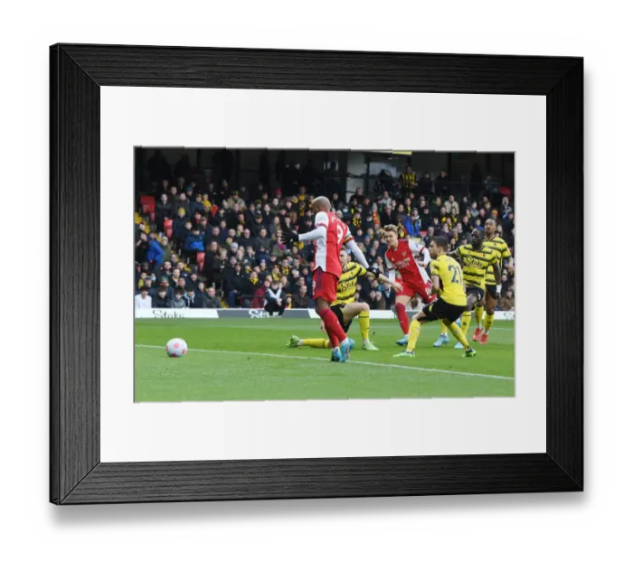 Framed Print : Martin Odegaard Scores First Arsenal Goal in Watford Victory, Premier League 2021-22 Framed Print : Martin Odegaard Scores First Arsenal Goal in Watford Victory, Premier League 2021-22