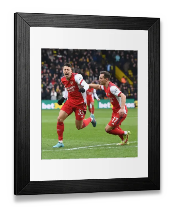 Framed Print : Martinelli Hat-Trick: Arsenal's Triumphant 3-0 Victory Over Watford in the Premier League Framed Print : Martinelli Hat-Trick: Arsenal's Triumphant 3-0 Victory Over Watford in the Premier League