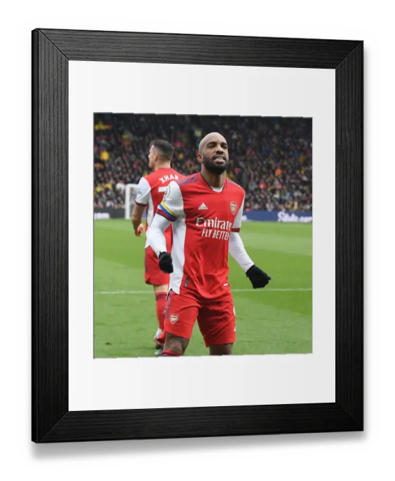 Framed Print : Martinelli Hat-Trick: Arsenal's Thrilling Victory over Watford in Premier League 2021-22 Framed Print : Martinelli Hat-Trick: Arsenal's Thrilling Victory over Watford in Premier League 2021-22