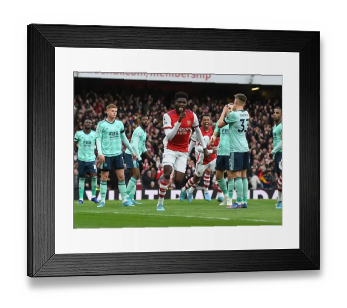 Framed Print : Thomas Partey Scores the Game-Winning Goal: Arsenal Defeats Leicester City in Premier League 2021-22 Framed Print : Thomas Partey Scores the Game-Winning Goal: Arsenal Defeats Leicester City in Premier League 2021-22