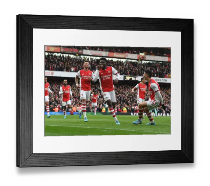 Framed Print : Thomas Partey Scores the Game-Winner: Arsenal Defeats Leicester City in Premier League 2021-22 Framed Print : Thomas Partey Scores the Game-Winner: Arsenal Defeats Leicester City in Premier League 2021-22