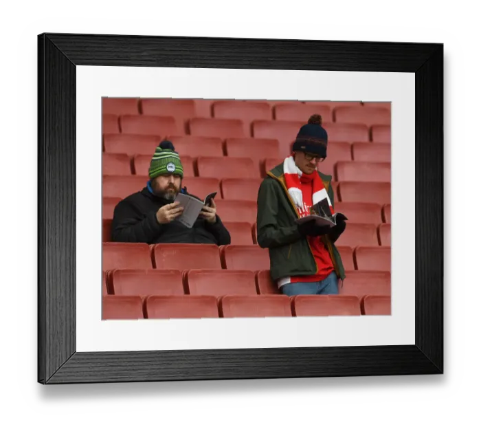 Framed Print : Arsenal Fan's Anticipation: Arsenal vs Leicester City, Premier League, Emirates Stadium Framed Print : Arsenal Fan's Anticipation: Arsenal vs Leicester City, Premier League, Emirates Stadium