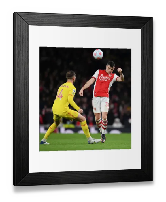 Framed Print : Clash of Titans: Xhaka vs Henderson in Arsenal vs Liverpool Showdown Framed Print : Clash of Titans: Xhaka vs Henderson in Arsenal vs Liverpool Showdown