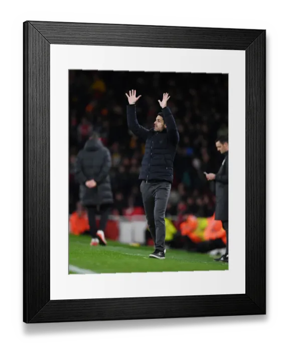 Framed Print : Mikel Arteta Leads Arsenal Against Liverpool in Premier League Showdown Framed Print : Mikel Arteta Leads Arsenal Against Liverpool in Premier League Showdown