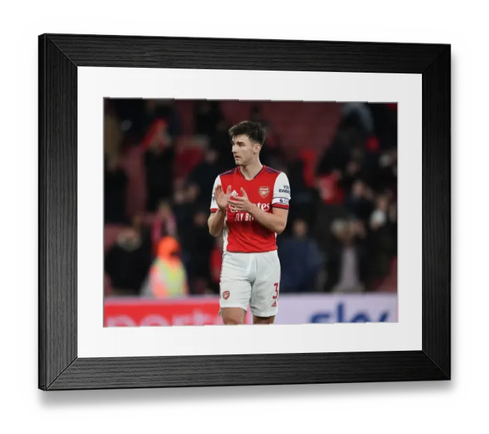 Framed Print : Arsenal's Kieran Tierney Applauding Fans: Arsenal vs. Liverpool, Premier League 2021-22 Framed Print : Arsenal's Kieran Tierney Applauding Fans: Arsenal vs. Liverpool, Premier League 2021-22