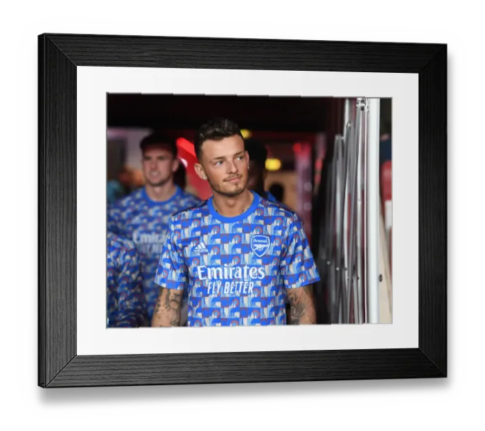 Framed Print : Ben White Gears Up: Arsenal vs. Liverpool Showdown in Premier League Framed Print : Ben White Gears Up: Arsenal vs. Liverpool Showdown in Premier League