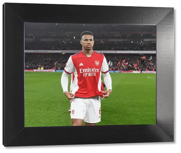 Gabriel of Arsenal: Focused and Ready for Arsenal vs. Liverpool Clash (Premier League 2021-22)