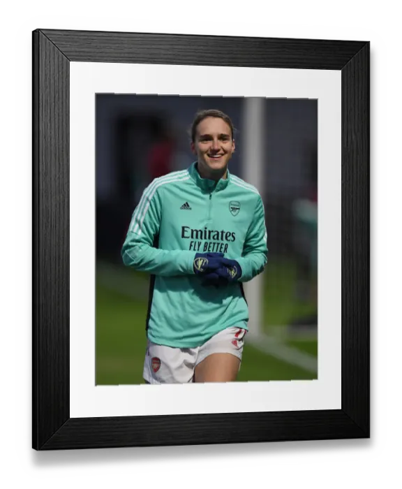 Framed Print : Arsenal's Viviane Miedema: Focused and Prepared for FA Cup Quarter-Final Showdown against Coventry United