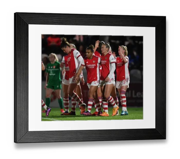 Framed Print : Arsenal Women's FA Cup Victory: Nikita Parris Scores Third Goal Against Coventry United
