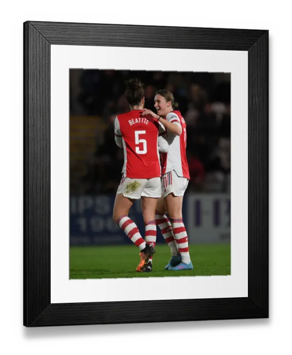 Framed Print : Arsenal Women's FA Cup Quarterfinal: Vivianne Miedema Scores Fourth Goal Against Coventry United