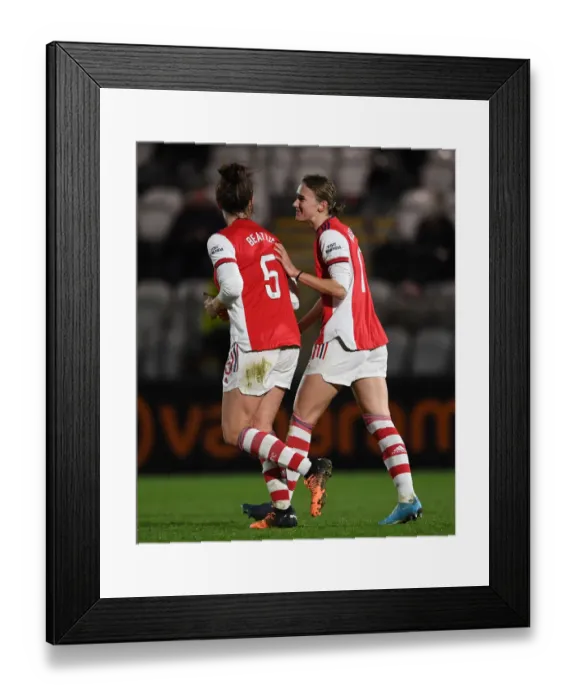 Framed Print : Arsenal Women's FA Cup Triumph: Vivianne Miedema Scores Historic Fourth Goal vs. Coventry United Framed Print : Arsenal Women's FA Cup Triumph: Vivianne Miedema Scores Historic Fourth Goal vs. Coventry United