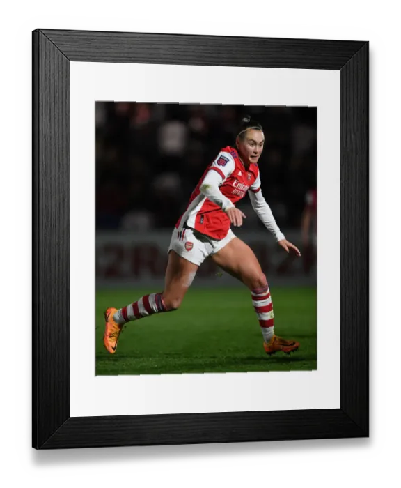 Framed Print : Arsenal's Caitlin Foord in Action during FA Cup Quarterfinal vs Coventry United
