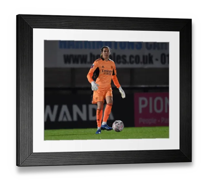 Framed Print : Arsenal's Lydia Williams in Action: FA Cup Quarterfinal vs Coventry United Framed Print : Arsenal's Lydia Williams in Action: FA Cup Quarterfinal vs Coventry United