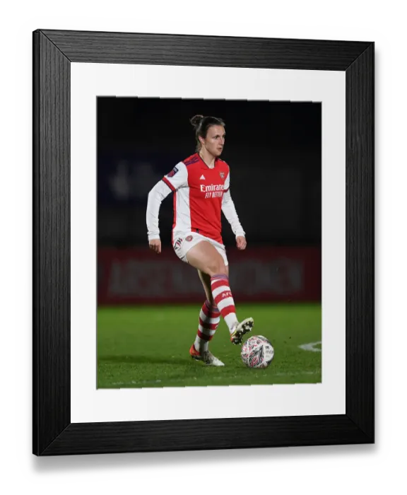 Framed Print : Arsenal's Lotte Wubben-Moy in Action during FA Cup Quarterfinal vs Coventry United Framed Print : Arsenal's Lotte Wubben-Moy in Action during FA Cup Quarterfinal vs Coventry United