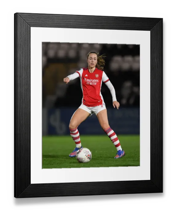 Framed Print : Arsenal's Lia Walti in Action during FA Cup Quarterfinal vs Coventry United