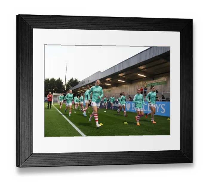 Framed Print : Arsenal's Lotte Wubben-Moy Prepares for FA Cup Quarterfinal Battle Against Coventry United