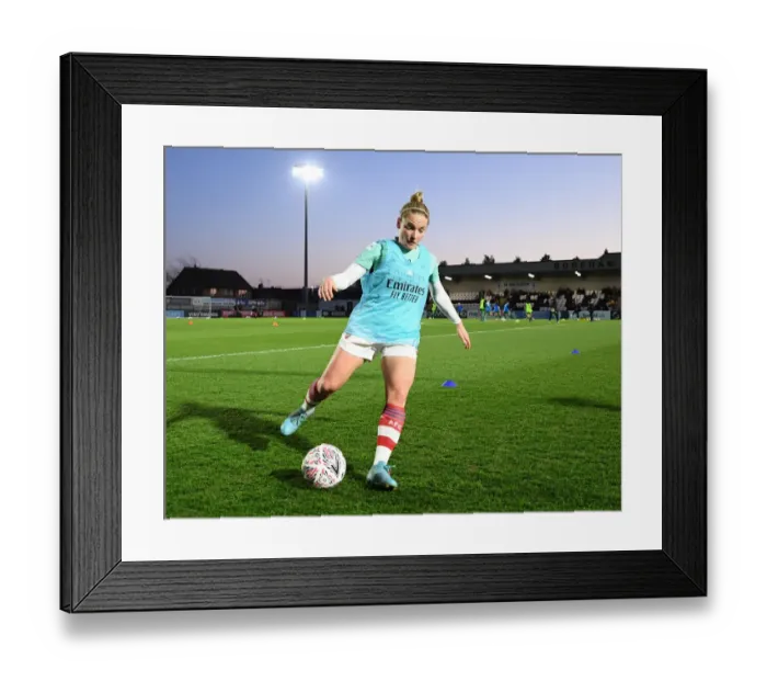 Framed Print : Arsenal's Kim Little Prepares for FA Cup Quarterfinal Battle Against Coventry United Framed Print : Arsenal's Kim Little Prepares for FA Cup Quarterfinal Battle Against Coventry United