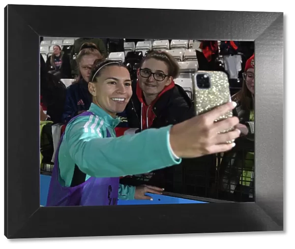 Arsenal's Steph Catley and Excited Fan Share Unforgettable Selfie Moment after FA Cup Quarterfinal Match