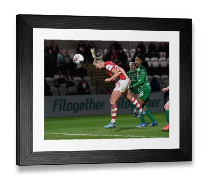 Framed Print : Arsenal Women's Stina Blackstenius Scores First Goal, Advancing to FA Cup Semifinals vs Coventry United Framed Print : Arsenal Women's Stina Blackstenius Scores First Goal, Advancing to FA Cup Semifinals vs Coventry United