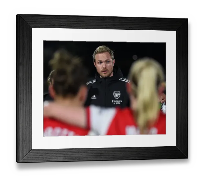 Framed Print : Arsenal Women's FA Cup Quarterfinal: Jonas Eidevall Inspires Team After Upset Win Against Coventry United Framed Print : Arsenal Women's FA Cup Quarterfinal: Jonas Eidevall Inspires Team After Upset Win Against Coventry United