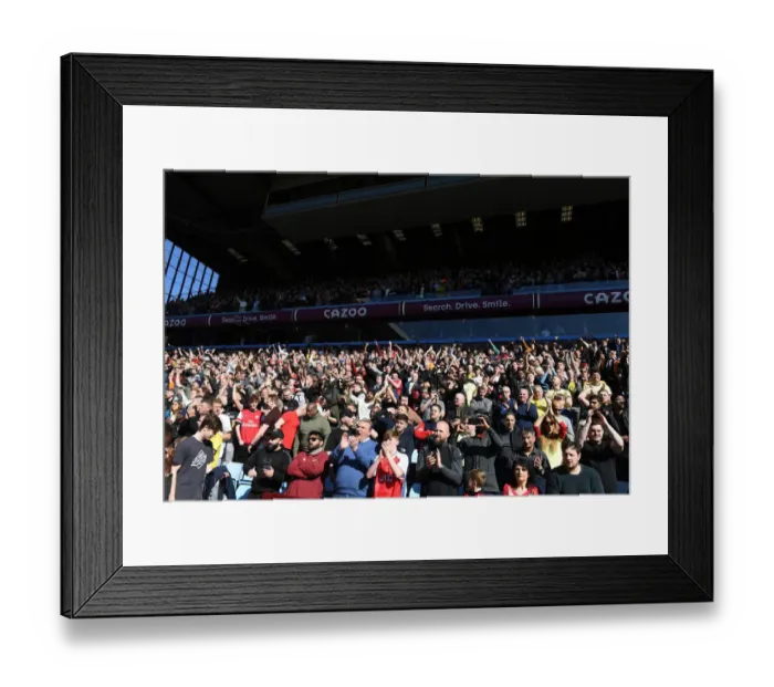 Framed Print : Arsenal Fans Unwavering Passion: A Premier League Showdown at Aston Villa, 2022 Framed Print : Arsenal Fans Unwavering Passion: A Premier League Showdown at Aston Villa, 2022