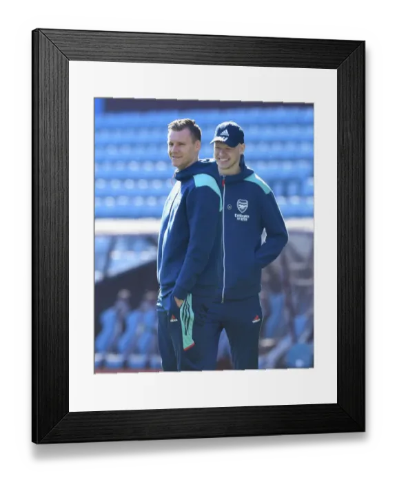 Framed Print : Arsenal Goalkeepers Leno and Ramsdale Gear Up for Aston Villa Showdown at Villa Park Framed Print : Arsenal Goalkeepers Leno and Ramsdale Gear Up for Aston Villa Showdown at Villa Park