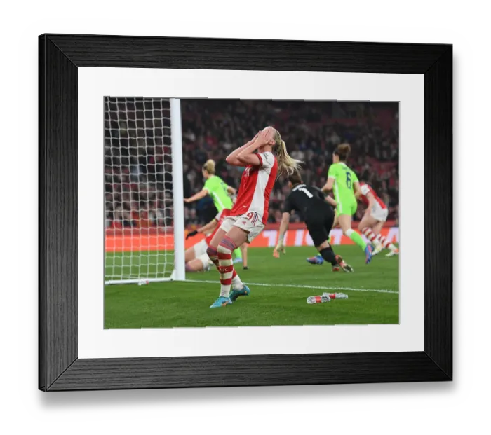 Framed Print : Arsenal Women vs. VfL Wolfsburg: UEFA Women's Champions League Quarterfinals (2021-22) Framed Print : Arsenal Women vs. VfL Wolfsburg: UEFA Women's Champions League Quarterfinals (2021-22)