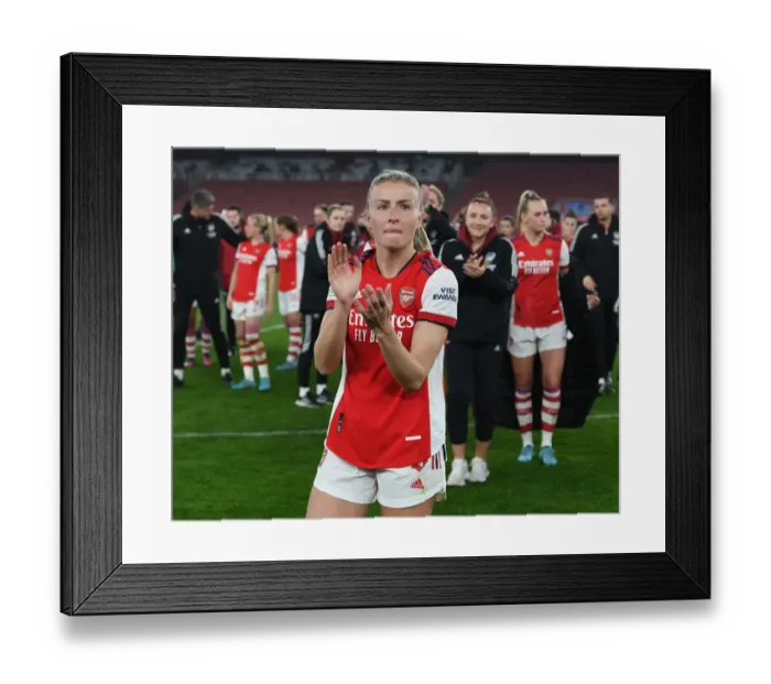 Framed Print : Arsenal Women's Historic Champions League Victory: Leah Williamson Celebrates with Adoring Fans at Triumphant Emirates Stadium Framed Print : Arsenal Women's Historic Champions League Victory: Leah Williamson Celebrates with Adoring Fans at Triumphant Emirates Stadium