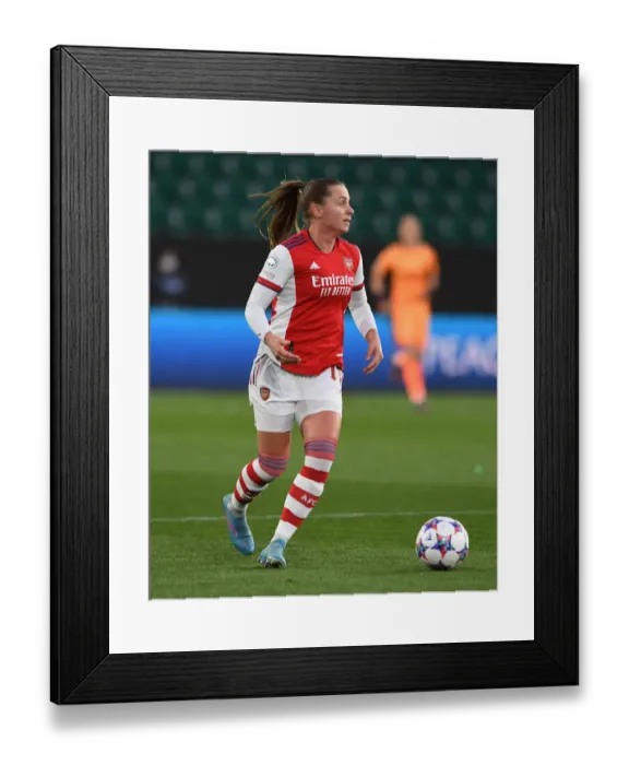Framed Print : Arrowheads vs. Gunners: Arsenal Women's Champions League Quarterfinal Showdown in Wolfsburg Framed Print : Arrowheads vs. Gunners: Arsenal Women's Champions League Quarterfinal Showdown in Wolfsburg