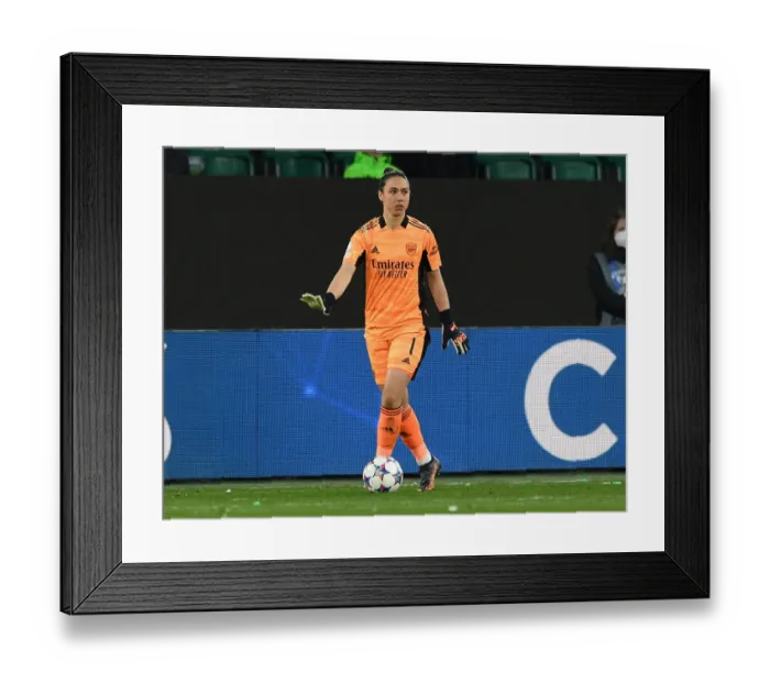 Framed Print : Arsenal WFC vs. VfL Wolfsburg: UEFA Women's Champions League Quarterfinals Showdown