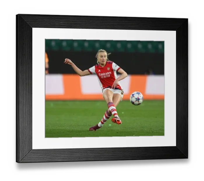 Framed Print : Arsenal Women's Champions League: Quest for Glory vs. VfL Wolfsburg