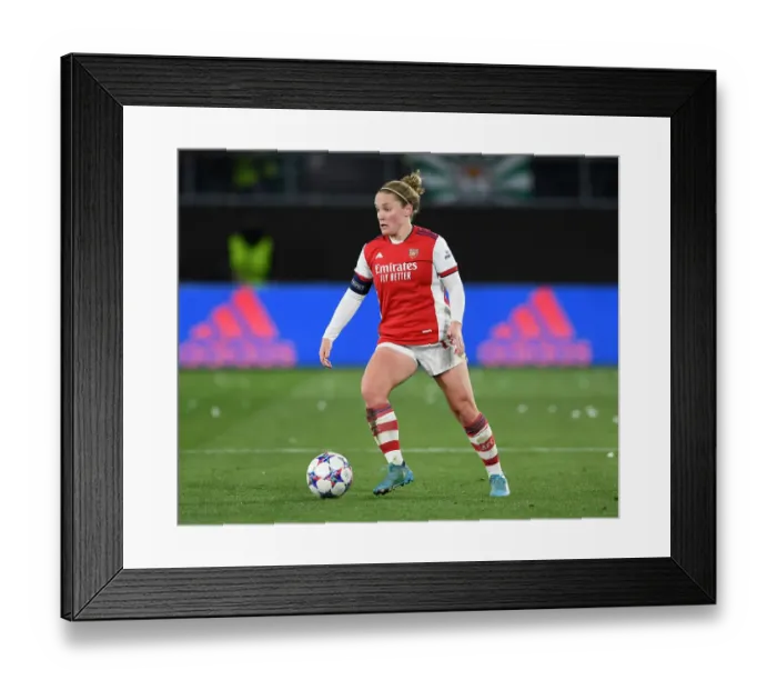 Framed Print : Arsenal Women's Champions League: Quest for Glory vs. VfL Wolfsburg