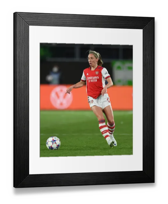 Framed Print : Arsenal's Jordan Nobbs Faces Off Against VfL Wolfsburg in Champions League Quarterfinals Framed Print : Arsenal's Jordan Nobbs Faces Off Against VfL Wolfsburg in Champions League Quarterfinals