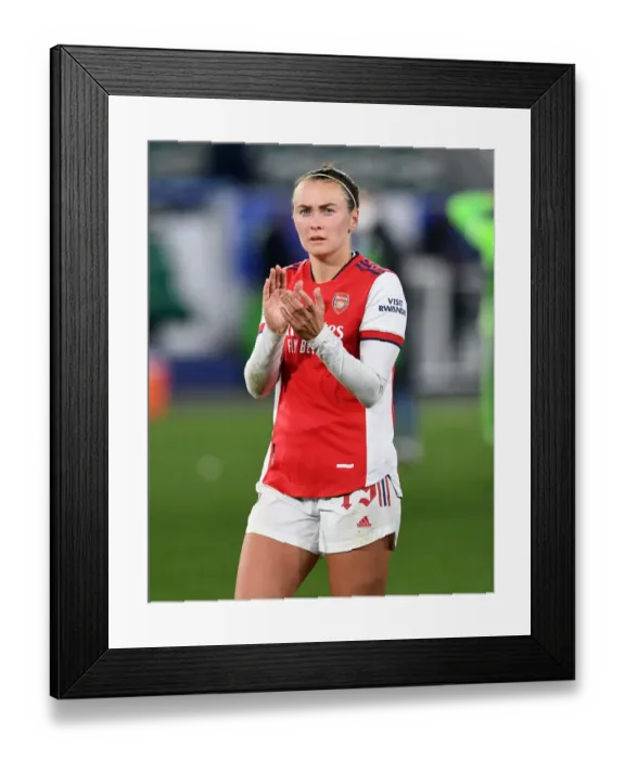 Framed Print : Arsenal Women's Champions League Victory: Caitlin Foord Celebrates with Adoring Fans Framed Print : Arsenal Women's Champions League Victory: Caitlin Foord Celebrates with Adoring Fans