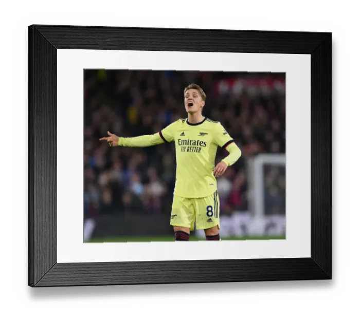 Framed Print : Martin Odegaard in Action: Crystal Palace vs Arsenal - Premier League Clash (2021-22) Framed Print : Martin Odegaard in Action: Crystal Palace vs Arsenal - Premier League Clash (2021-22)