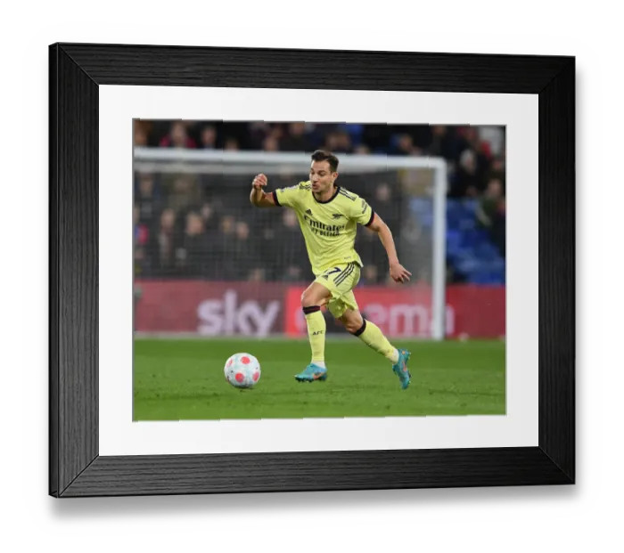 Framed Print : Arsenal's Cedric Faces Off Against Crystal Palace in Premier League Showdown Framed Print : Arsenal's Cedric Faces Off Against Crystal Palace in Premier League Showdown