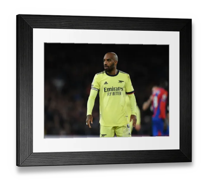 Framed Print : Alex Lacazette in Action: Crystal Palace vs. Arsenal, Premier League 2021-22 Framed Print : Alex Lacazette in Action: Crystal Palace vs. Arsenal, Premier League 2021-22