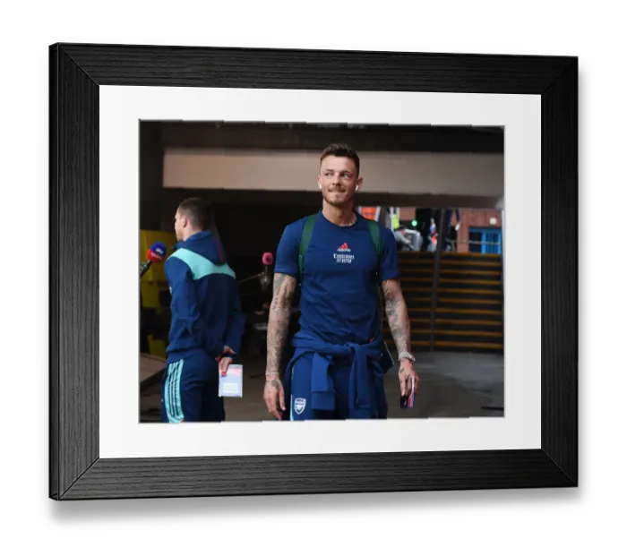 Framed Print : Ben White: Arsenal Star's Determined Preparation Ahead of Crystal Palace Clash in Premier League Framed Print : Ben White: Arsenal Star's Determined Preparation Ahead of Crystal Palace Clash in Premier League