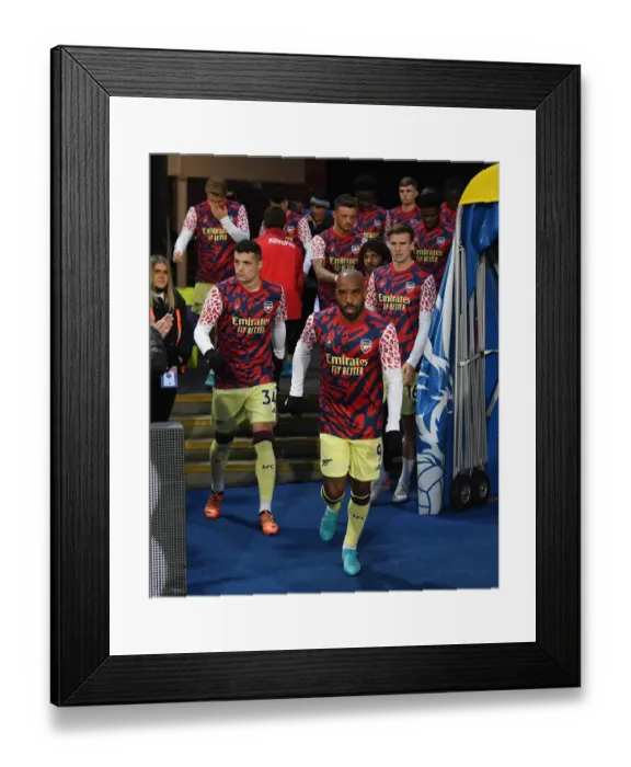 Framed Print : Alex Lacazette: Arsenal's Readiness at Selhurst Park - Crystal Palace vs Arsenal, Premier League 2021-22