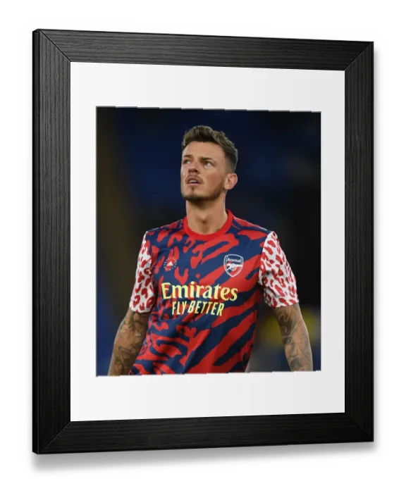 Framed Print : Ben White: Arsenal's Defender Readies for Crystal Palace Showdown in Premier League Clash