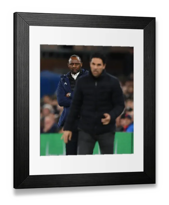 Framed Print : Patrick Vieira's Homecoming: Crystal Palace vs. Arsenal - A Premier League Battle