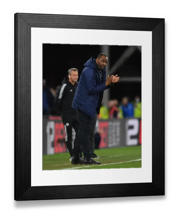 Framed Print : Patrick Vieira's Return to Arsenal: A Premier League Clash at Selhurst Park