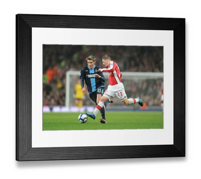 Framed Print : Arsenal's Arshavin Scores Twice: 2-0 Win Over West Ham United, Barclays Premier League, Emirates Stadium