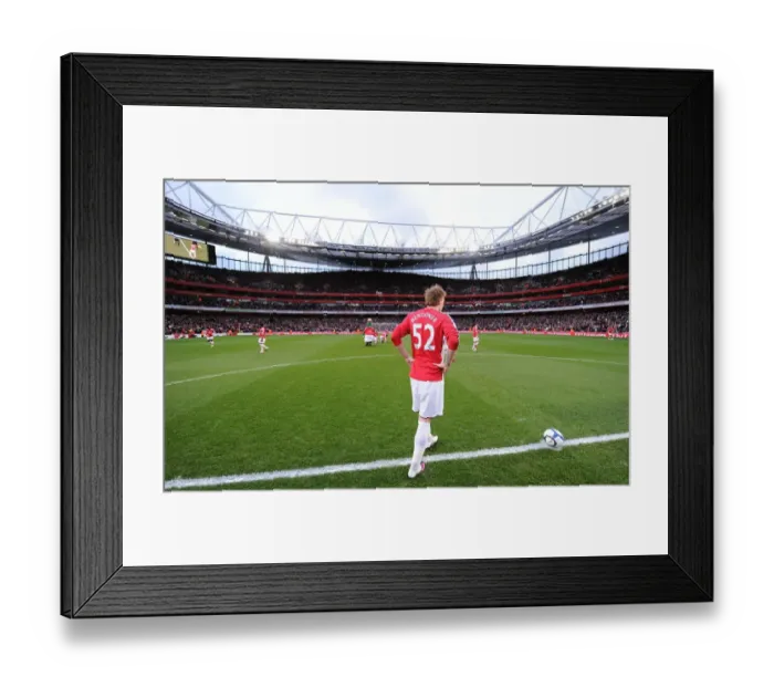 Framed Print : Arsenal's Nicklas Bendtner Scores in 2:0 Victory over West Ham United, Barclays Premier League, Emirates Stadium, 2010 Framed Print : Arsenal's Nicklas Bendtner Scores in 2:0 Victory over West Ham United, Barclays Premier League, Emirates Stadium, 2010