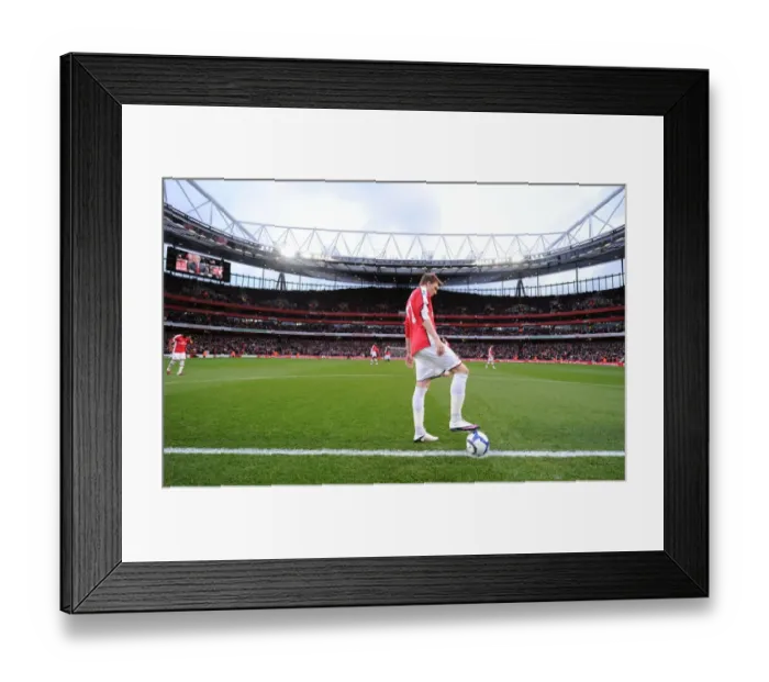 Framed Print : Arsenal's Nicklas Bendtner Scores in 2-0 Victory over West Ham United, Barclays Premier League, Emirates Stadium, 2010 Framed Print : Arsenal's Nicklas Bendtner Scores in 2-0 Victory over West Ham United, Barclays Premier League, Emirates Stadium, 2010